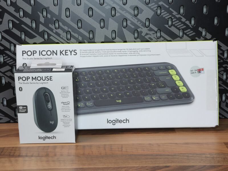 Logitech POP-Icon Combo, ergonomische, farbenfrohe Bluetooth-Tastatur und -Maus, kabellose Multi-Pop-Serie. JPG